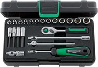 Hylsnyckelsats 1/4" 22-delar, 40/44/17/5QR