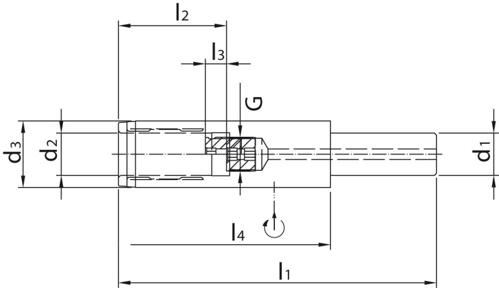 Hydraulisk förlängning 20-12mm/150mm