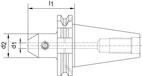 Weldonhållare DIN 69871-AD/B - 10mm, SK40