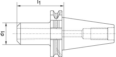 HG-Hylschuck Din 69871-AD/B 2-8mm, SK40, HG01