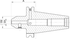 Weldonhållare DIN 69871AD GT SK50 10mm/ 63mm