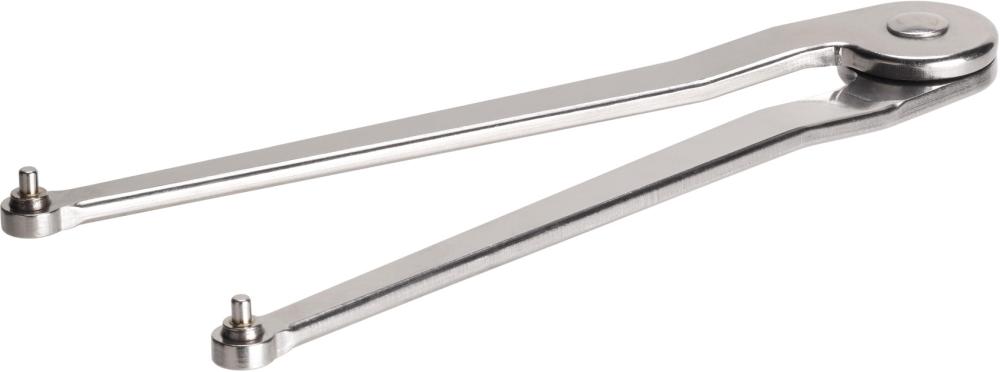 Haknyckel ställbar, Rostfri, 11-60mm/ 4mm tapp