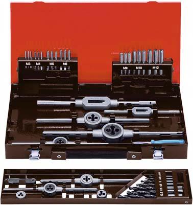 Gängsats DIN 352 HSS M3-12 44-delar