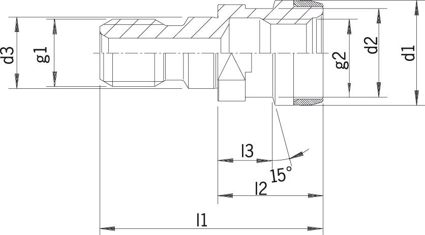 Dragtapp SK50 - M24, innergänga M24