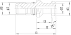 Dragtapp DIN 69872-B, SK40 - M16