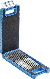 Diamantnålfilsats, 140mm 11 delar