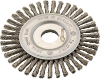 Cirkulärborste ståltråd 125x6mm tvinnad (schmale Utf.)