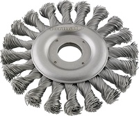 Cirkulärborste rostfri 115mm tvinnad