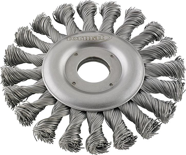 Cirkulärborste ståltråd tvinnad