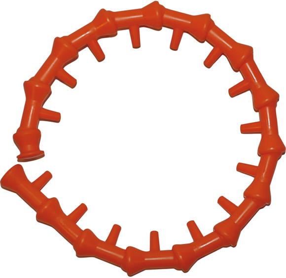Cirkelspolset 16-delar 1/4"