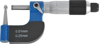 Bygelmikrometer för rörmätning, 0-25mm