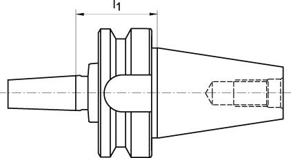 Borrchucksdorn JISB DIN 6339A BT40-B16
