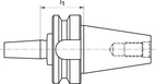 Borrchucksdorn JISB DIN 6339A BT40-B16