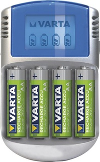Batteriladdare LED 110-240V inkl. 4xAA 2600mAh