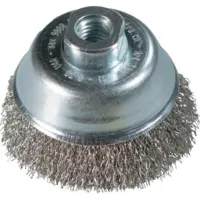 Axialborste rostfri 70x0,30mm M14 vågig