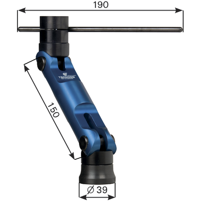 5D Verktygsanslag 150mm