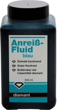 Ritsfärg, Blå, Flaska 500ml