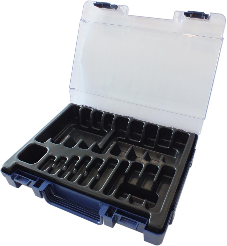 Borrbox tom i plast för 170-delar 1-10,0mm