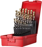 Spiralborrsats A095204 HSS TiN Tip 118° 25-delar 1-13mm