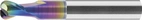 Torusfräs HM 10/0,3mm Z2 K HA TA-C