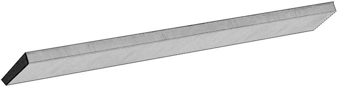 Sparskär HSSE Form-L Dubbel Trapets 12x3x160mm, Index