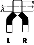 Svarvstål HSSE DIN 4952 Höger 10x10x100mm