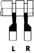 Svarvstål HSSE DIN 4961 Höger 12x 8x100mm