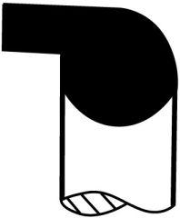 Svarvstål Krok HSSE DIN 4963 Höger RS 10x160mm