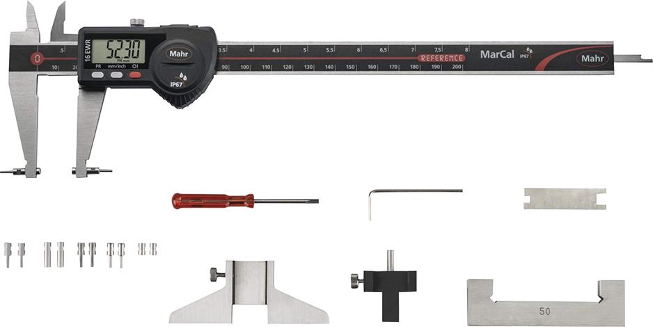 Digitalt Skjutmåttsats WL IP67 200mm ET