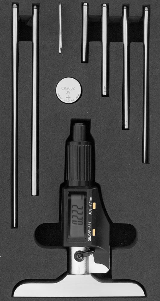 Digitalt mikrometerdjupmått 0-150mm