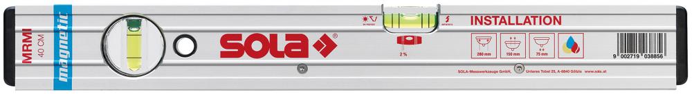 Vattenpass MRMI installation med magnet