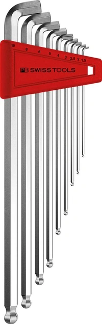 Sexkantnyckelsats med kula  1,5-10mm