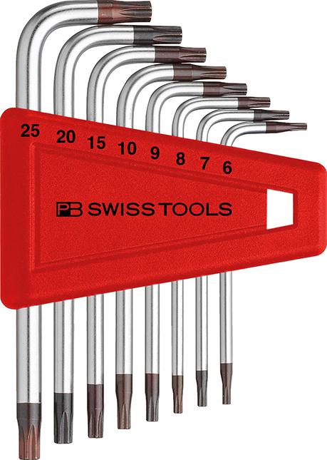 Torxnyckelsats 8-delar T6-T25