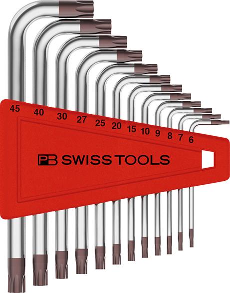 Toxxnyckelsats 12-delar T6-T45