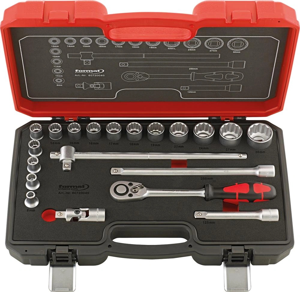 Crescent Stecknuss 20 Mm – 1/2 Zoll, Vernickelt, Für Profis & Heimwerker