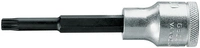 Hylsa 1/2" Tolvtand Lång Nr. INX19L 10x100mm