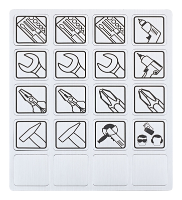Etikettsats magnetisk (20 st)