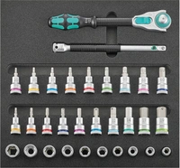 Verktygsinsats 1/3 Hylsnyckelsats 1/2"  Zyklop