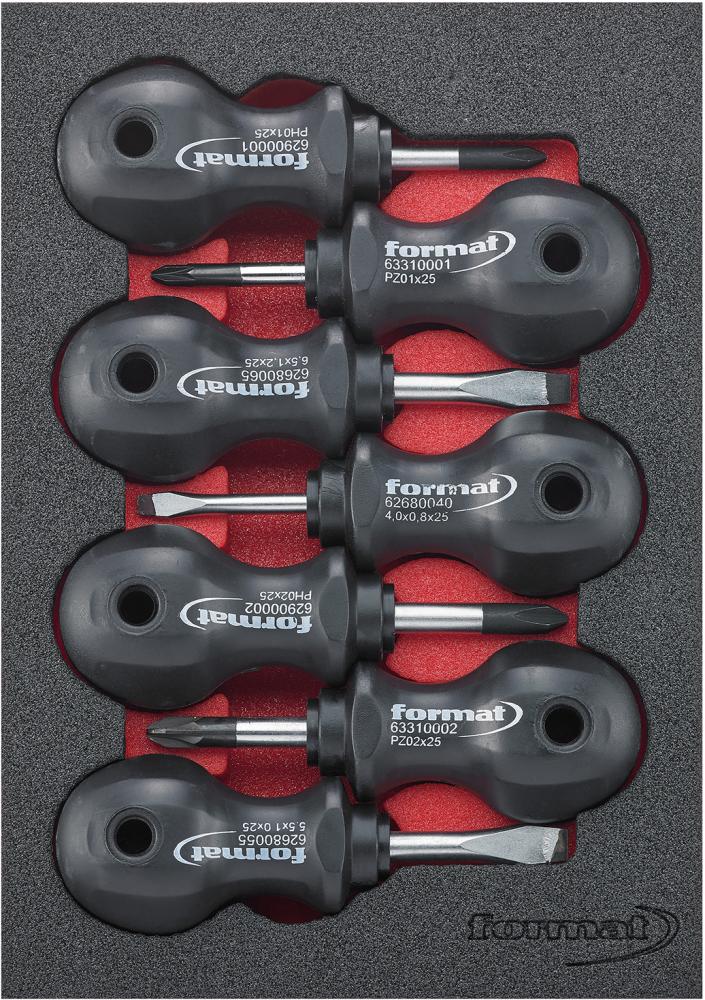 Verktygsinsats 1/9 Skruvmejslar Stubby