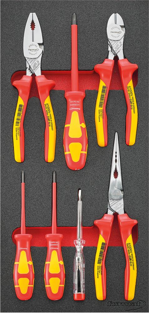 Verktygsinsats 1/3 Skruvmejslar och tänger VDE