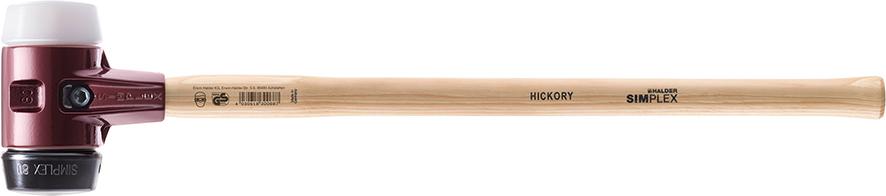 Plastslägga Simplex m. gummi/nylonslag