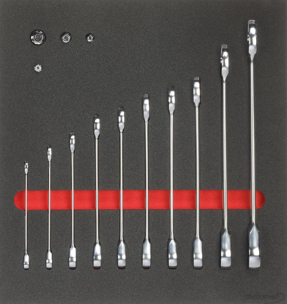 Verktygsinsats U-Ringspärrnycklar raka 2/3