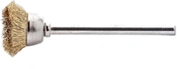 Axialborste mini mässing 18x0,1mm