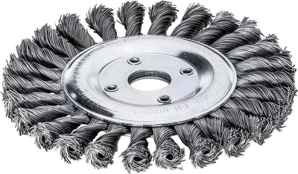 Cirkulärborste ståltråd tvinnad