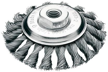 Axialborste ståltråd M14 tvinnad