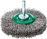 Cirkulärborste rostfri V2A 50x0,2mm vågig