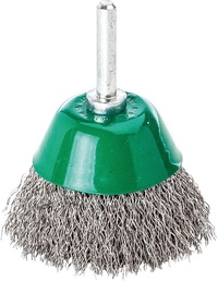 Axialborste rostfri 50x0,3mm vågig