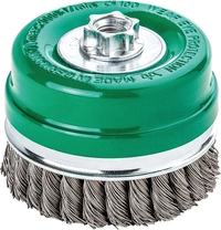 Axialborste rostfri M14 80x0,50mm tvinnad